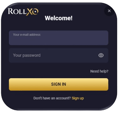 RollXO Casino Login